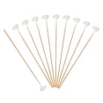 thumbnail image 2 of 10 Pieces Goose Feather Earpicks for Adults Children Ear Pick Ear Spoon White White Thread S, 2 of 8