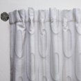thumbnail image 3 of Designart 'Curved Pattern Shape' Scandinavian Curtain Panel, 3 of 5