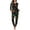Colored Lights, variant on Leopard Print 2 Set Pjs for Women Pajamas Set Long Sleeve Sleepwear Set Crewneck Jogger Pj Sets for Women Lightweight Pajama Sets Women Clothing Size 5XL