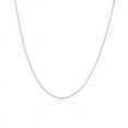 thumbnail image 2 of Unisex Fashion Jewelry Sterling Silver Snake Chain Necklace, 1mm Snake Necklace Women, 24 inch, 2 of 12