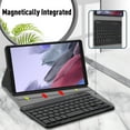 thumbnail image 4 of Keyboard & Stand Cover for Samsung Galaxy Tab A7 Lite 8.7 Tablet SM-T220 /SM-T225 2021, Fintie Keyboard Case Lightweight Cover with Detachable Wireless Bluetooth Keyboard, Black (Tab Not Included), 4 of 8