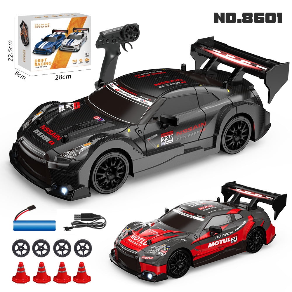 YUNAFFT RC Drift Car, 1:14 Scale Remote Control Car, 4WD 40KM/H High Speed RC Racing Car, 2.4GHz Electric Sport Car, Drifting Tires and Racing Tires for Kids Adults