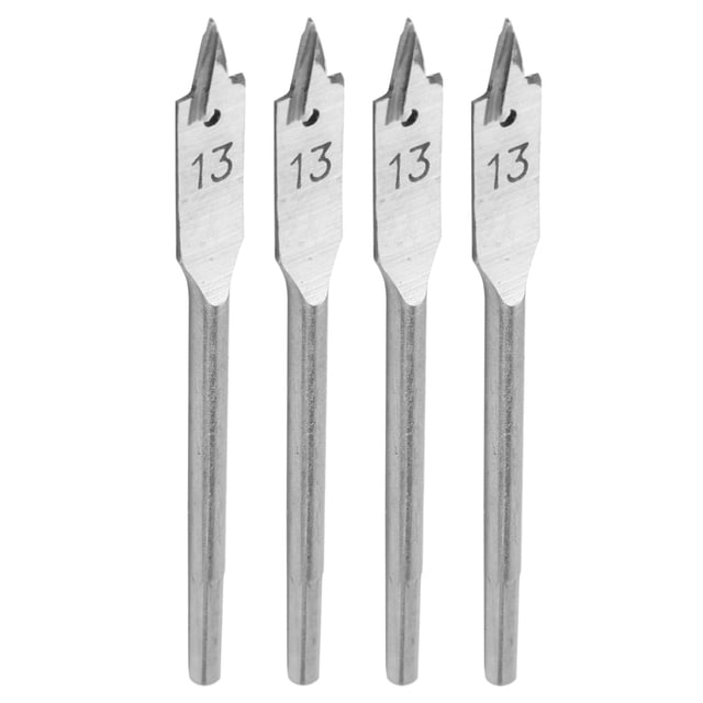 Accesorios de, 4 piezas de 13 mm Herramientas manuales Spade Drill Bit Bits Bits para cableado eléctrico