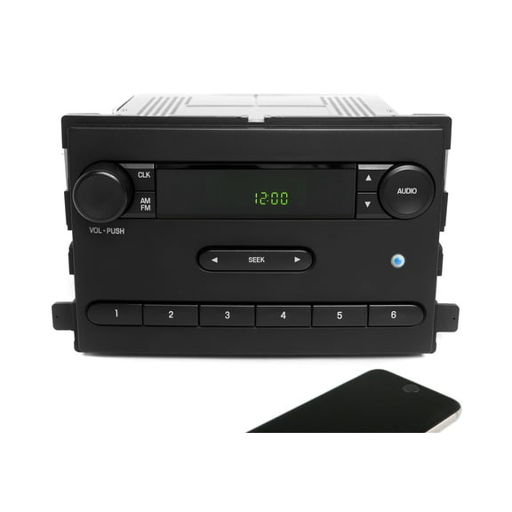 Restored 2005-06 Ford F-250 F-350 Super Duty AMFM Radio Bluetooth Upgrade 5C3T-18K810-AF (Refurbished)