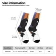 thumbnail image 2 of Silaia Bluey Print Adult Socks, Athletic Socks, Mens and Womens Crew Cushion Socks,Work Athletic Running Socks,Casual Breathable Socks, 2 of 6