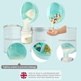 thumbnail image 3 of Baby Formula Dispenser Infant Milk Powder Container for Travel,formula dispenser Portable 6Oz Airtight Leak Proof Formula Storage formula dispenser on the go 2-Pack (Pink), 3 of 10