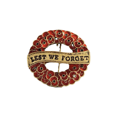 thumbnail image 1 of Don't Ask Broche Couronne de Coquelicots Rouges "Lest We Forget" pour Femmes – Broche du Souvenir, 1 of 1