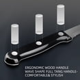 thumbnail image 6 of MYVIT Black Steak Knives Set of 8,Sharp Stainless Steel Serrated Steak Set for Kitchen,Dishwasher Safe Meat Cutting Knife with Giftbox, 6 of 9