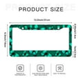 thumbnail image 6 of Dark Green Butterflies License Plate Frames Universal Aluminum Tag Holder Cover with 2 Holes Screws for Front Rear Car Plate Decor 12x6 Inch for Women Men, 6 of 6