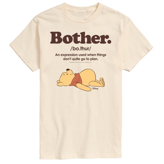 Winnie the Pooh - Bother Definition - Men's Short Sleeve Graphic T-Shirt