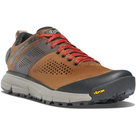 Zapatillas de senderismo Danner Trail 2650 para mujer, color marrón y rojo, 10,5 m
