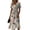 Watermelon Red, variant on Boho Floral Maxi Dress for Women - V-Neck Short Sleeve High Waist A-Line Flowy Beach Dress, Summer Elegant Casual Long Party Gown Pink L