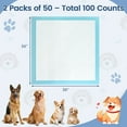 thumbnail image 3 of Gymax 36''x 36''(100 Counts) Dog Potty Training Pads Puppy Pee Pads w/ Quick-Drying, 3 of 9