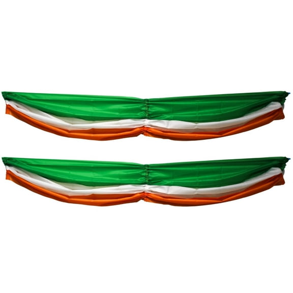 Green, White and Orange Bunting (Each)