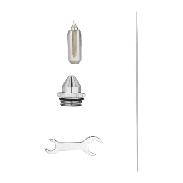 Abbracc Kit de Buse d'Aérographe Finition Fine pour Accessoires de Pulvérisateur d'Aérographe 0.5mm