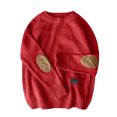 thumbnail image 4 of Bjutir Coats For Mens Loose Fitting Trend Casual Sweater College Style Knit Jacket, 4 of 4