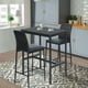 thumbnail image 2 of Set of 2 Bancos Alto, con Respaldo y Reposapié, Color Negro HOMEMAKE FURNITURE Moderno, 2 of 6