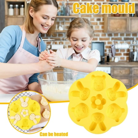 

Kitchen essentials for new home kitchen Silicone Cake Steamed Rice Cake Mould Soap Mould Chocolate Bunny Flower CHMORA