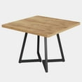 thumbnail image 3 of Fnova 31.5" Dining Table for 4, Modern Square Kitchen Table for Dining Room, Light Brown, 3 of 17