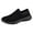 Black, variant on Womens Mens Orthopedic Walking Shoes Convertible 2 Ways Backless Slip on Mules Clogs Tennis Work Sneakers