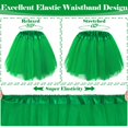 thumbnail image 3 of Women's chiffon Tutu skirt, with elastic waist and fluffy skirt, suitable for various holiday parties, 3 of 4