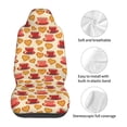 thumbnail image 5 of Sikiie Cups of Tea Car Seat Protector 2 Pack Car Seat Cushion Mat, Car Seat Covers for SUV, Truck, Van, 5 of 7