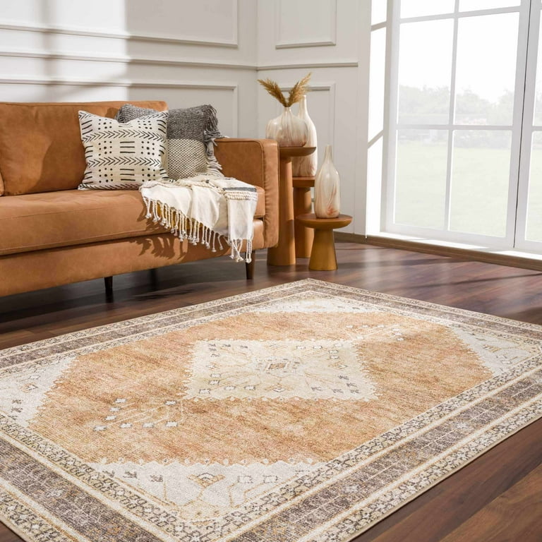 Hauteloom Tapia Washable Chenille Rug - 6'7 x 9' Rectangle