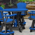 thumbnail image 2 of OS Home and Office CR130BBK-K Five Piece Round Counter Height Dining Set in Blue, 2 of 7
