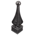 thumbnail image 4 of AURARMLET 1Set Black Iron Conical Finials Topper for Gardeners Yard Protective Use, 4 of 8