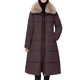 thumbnail image 3 of HongQid Women Long Puffer Coat Winter Warm Faux Fur Trim Jacket Long Sleeve Parka Full Length Down Coats With Zip, 3 of 5
