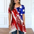 thumbnail image 5 of Birdeem Mode Femmes Été T-Shirt Imprimé Ample Col Rond Manches Courtes Blouse Décontractée, 5 of 5