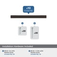 thumbnail image 3 of Amerock Cityscape 3 inch (76mm) Center-to-Center Oil-Rubbed Bronze Cabinet Pull - 10 Pack, 3 of 5