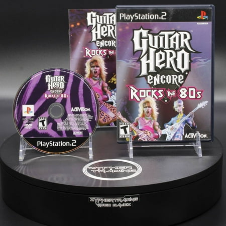 Guitar Hero Encore: Rock The 80's | Sony PlayStation 2 | PS2 | 2007 | Tested