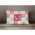 thumbnail image 3 of Carolines Treasures CK5903PW1216 Alaskan Malamute Love Canvas Fabric Decorative Pillow, 12H x16W, multicolor, 3 of 3
