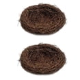 thumbnail image 1 of 2x 10cm Nido de Hierba Casa de Nido de Pájaro Naturaleza de Vid Hecha a Mano para Huevos de Sunnimix Nido de pájaro hecho a mano de la vid de Brown, 1 of 8
