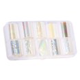 thumbnail image 2 of Seitruly 1 caja de pegatinas de papel de aluminio para uñas de cielo estrellado, pegatinas de transferencia de brillo de uñas de Color caramelo, Type10 NO10 Seitruly MJ12904-04, 2 of 6