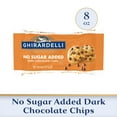 thumbnail image 3 of Ghirardelli Premium Baking No Sugar Added Dark Chocolate Chips 8 oz - 5 Pack, 3 of 5