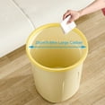 thumbnail image 5 of TNDBKQWR Office 2024 Black of Friday Kitchen Household Trash Can Bathroom Bedroom Trash Bin Plastic Indoor Waste Basket Sale, 5 of 9