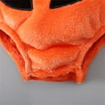 thumbnail image 4 of Gunia Halloween Baby Boy Girl Outfit Pumpkin Hooded Romper Role Play Bodysuit Outfits Orange 0-3 Months, 4 of 8