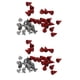 thumbnail image 4 of 40x remaches para atornillar remaches de tornillo remaches decorativos remaches de material cuero remaches de metal remaches decorativos puntiagudos góticos perfecl Remaches de perno en forma de cono, 4 of 8