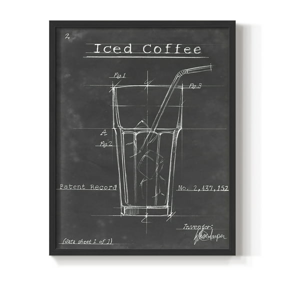 Morning Routine IV Framed Print in Black Solid Wood Framed Print No Nail Hanging