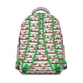 thumbnail image 3 of "Flamingo Backpack for Students - Trendy & Waterproof Bookbag, Roomy College Bag with Organizer Pockets, Great Gift Idea", 3 of 6