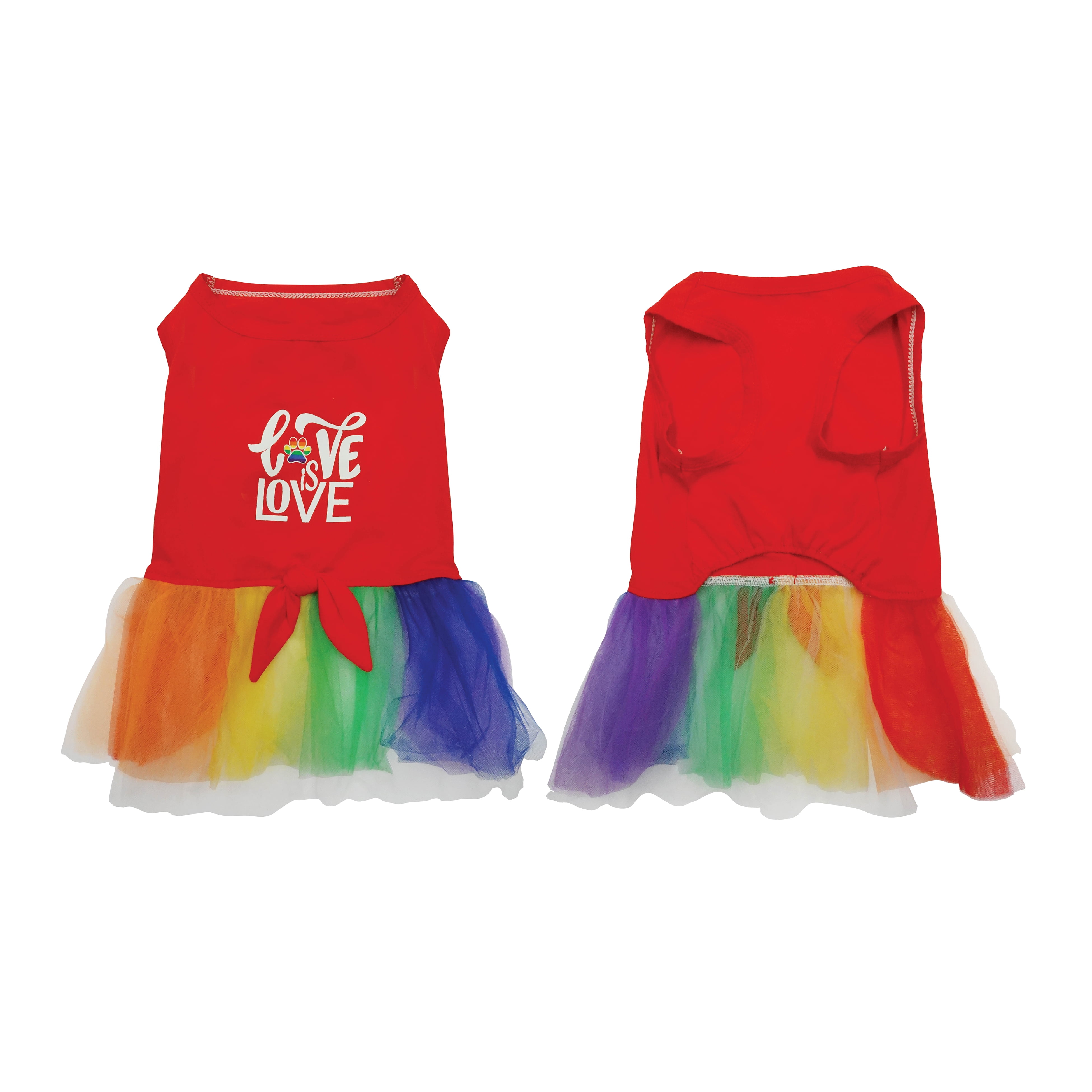 Best Furry Friends Dress for Dogs or Cats, Pride Love, Small