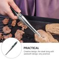 thumbnail image 3 of UPOUART Sawtooth Barbecue Clamp Reusable PP and Stainless Steel Steak Clip Blue 1Pc, 3 of 8