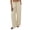 Beige, variant on Women's Loose Wide Leg Pants with Pockets, Casual Relaxed Fit Trousers for Daily Wear, Work, and Home, Comfortable and Practical,Beige,S