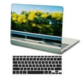 thumbnail image 1 of KSK KAISHEK Hard Shell Cover Compatible MacBook Pro 14"( Touch ID, 2023/2022/2021) + Black Keyboard Cover Model M2 A2779 & A2442 M1, Type C Flower 1545, 1 of 5
