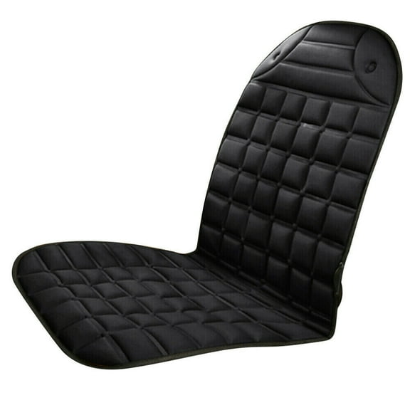 XZKING Automatic Heated Car Seat Cushion Temperature Control Seat Pad Car Seat Heater Heated Seat Cover (Black Grid)