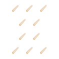 thumbnail image 3 of Palillos para el cabello Jumpingount Metal coreano en forma de U Naranja 10Conjunto, 3 of 6