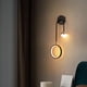 thumbnail image 4 of de pared moderno, lámpara de pared de 3 modos para dormitorio, , sala de , lámpara de pared para granja, lámpara de pared pequeña Bola izquierda negra Colco lámpara de pared, 4 of 8