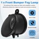 thumbnail image 5 of Car Bumper Fog Lamp Light Housing (Without Bulbs) for Right, 5 of 5